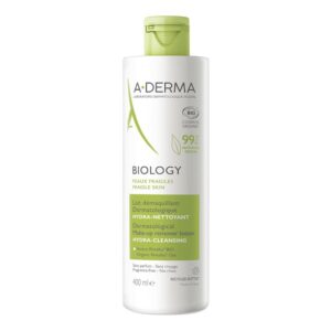 A-DERMA BIOLOGY Lait Démaquillant Visage Bio, 200 ml