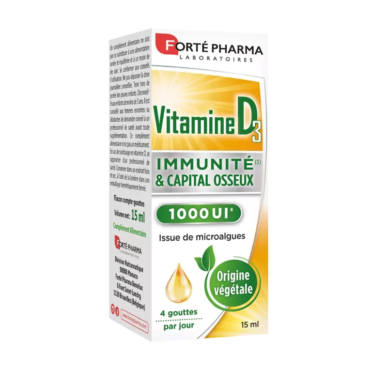 vitamine D, Vitamine D3,végétale, système immunitaire, osseux, sans colorant, sans conservateurs, pour les végétariens