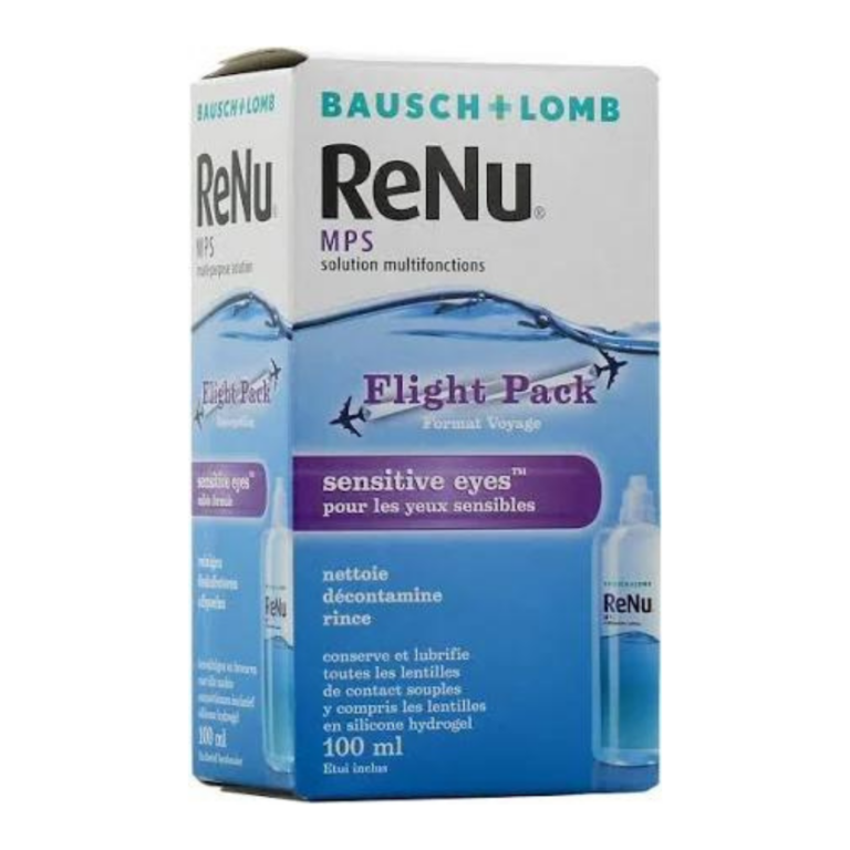 BAUSCH+LOMB RENU MPS Solution nettoyage lentilles, 100ml